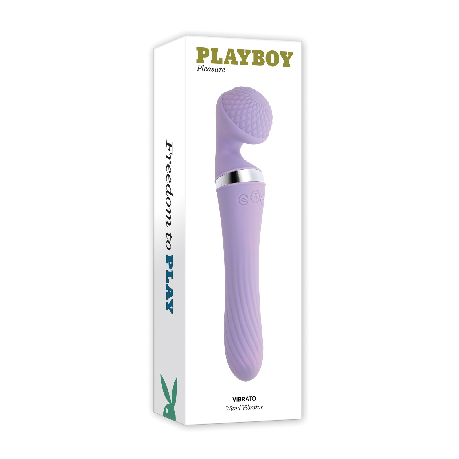 Playboy Pleasure Vibrato Wand Vibrator - Lilac