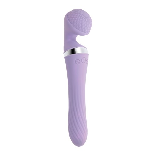 Playboy Pleasure Vibrato Wand Vibrator - Lilac