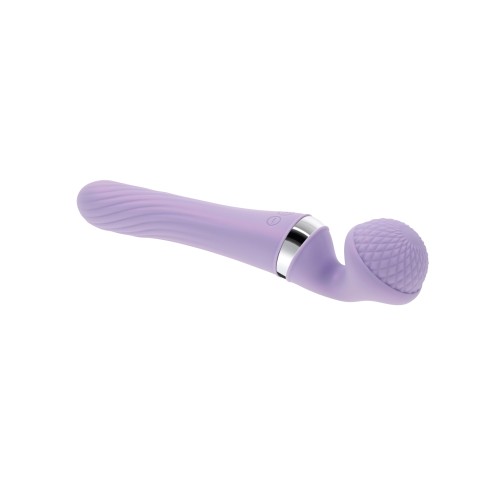 Playboy Pleasure Vibrato Wand Vibrator - Lilac