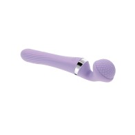 Playboy Pleasure Vibrato Wand Vibrator - Lilac