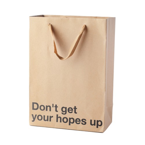 Bolsa de Regalo Don't Get Your Hopes Up Paquete de 3