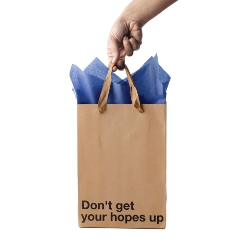 Bolsa de Regalo Don't Get Your Hopes Up Paquete de 3