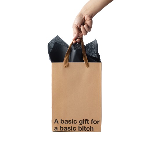 A Basic Gift For a Basic Bitch Gift Bag - Pack of 3