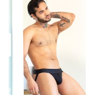 665 Stealth Jockstrap in Black - Perfect for Parties