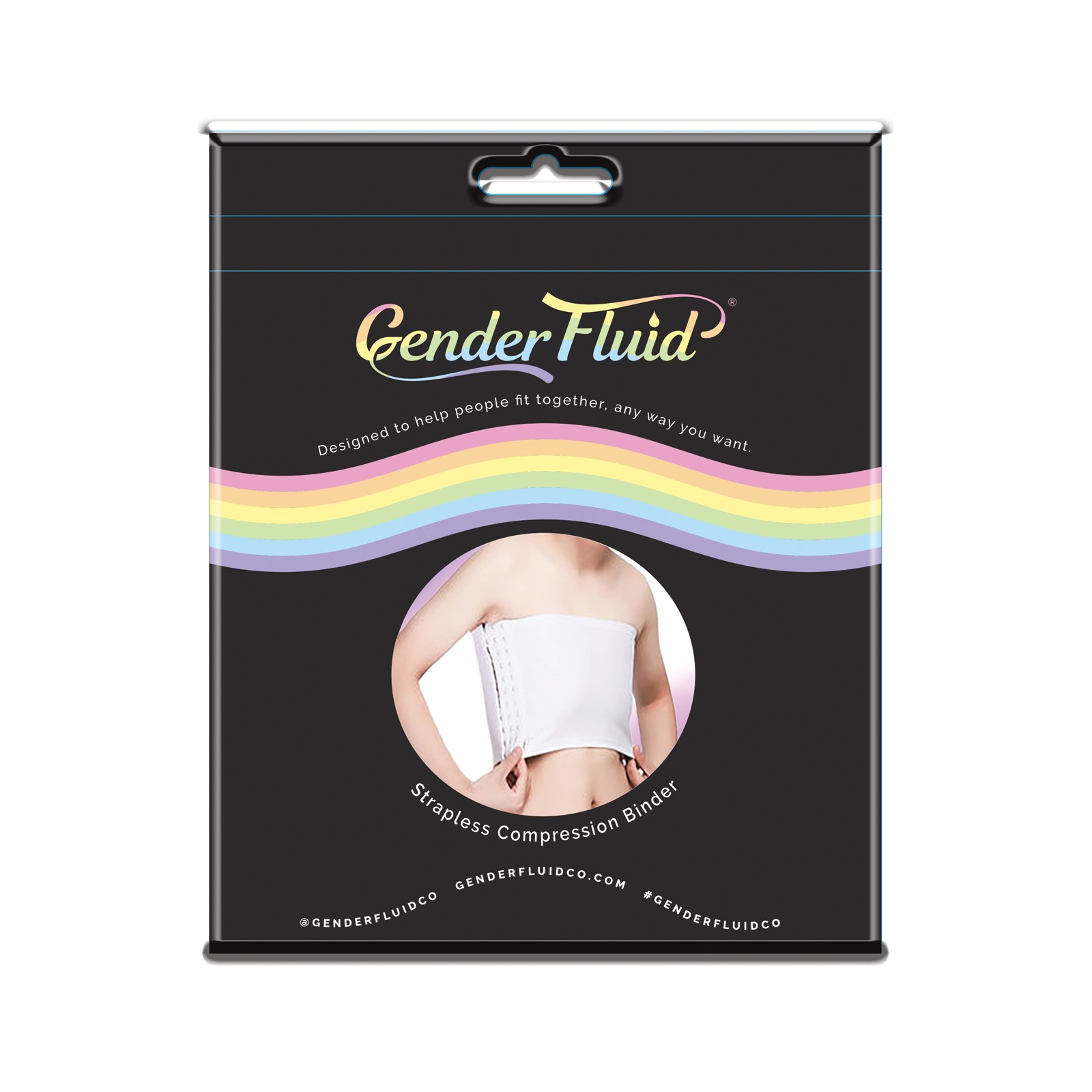 Gender Fluid Strapless Chest Binder for Custom Fit