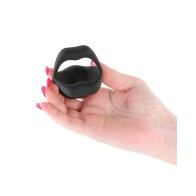 Anillo Vibrador Controlado por APP Techno Strobe - Negro