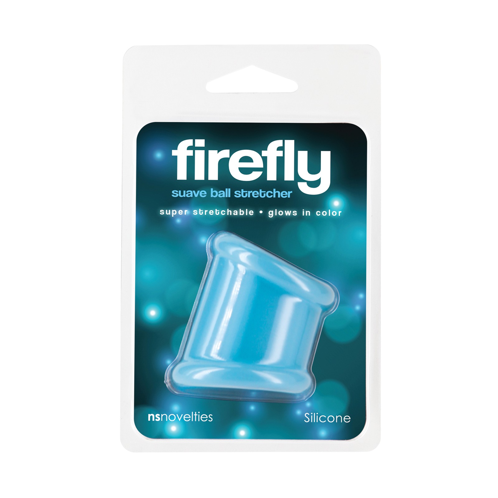 Estirador de Testículos Suave Firefly que Brilla en la Oscuridad