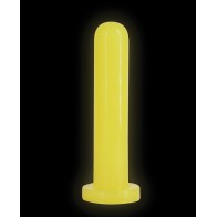 Dildo Firefly Thrill que Brilla en la Oscuridad - Grande Amarillo