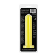 Dildo Firefly Thrill que Brilla en la Oscuridad - Grande Amarillo