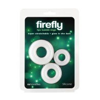 Firefly Glow in the Dark Cock Rings Pack of 3