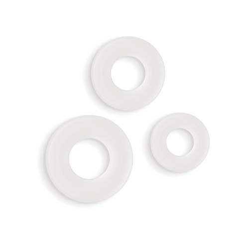 Firefly Glow in the Dark Cock Rings Pack of 3