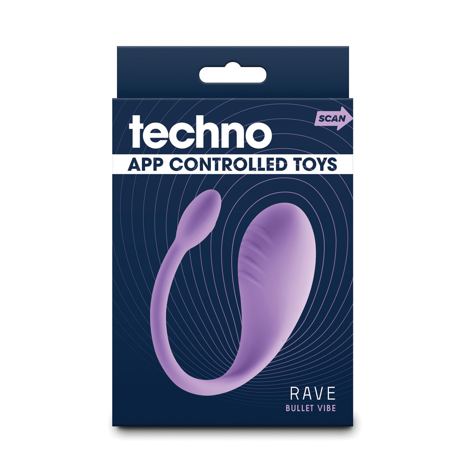 Vibrador Kegel Controlado por App Techno Rave Púrpura