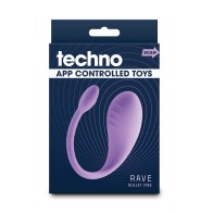 Vibrador Kegel Controlado por App Techno Rave Púrpura