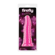 Dildo Firefly Nymph que Brilla en la Oscuridad Rosa