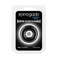 Renegade Fireman Cock Ring Small Black