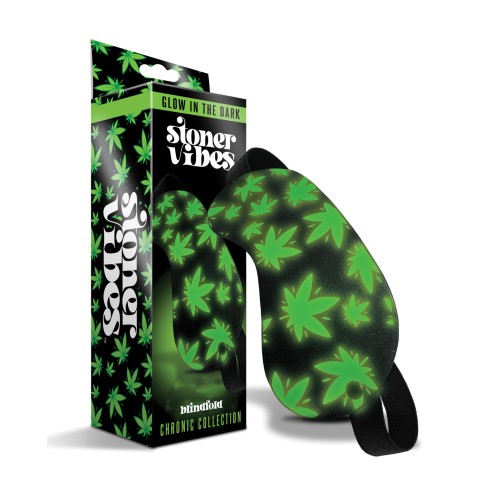 Stoner Vibes Glow in the Dark Blindfold - Sensory Play