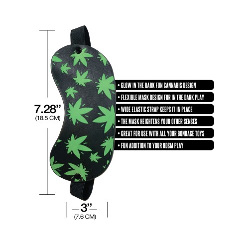 Antifaz Glow in the Dark Stoner Vibes - Juego Sensorial