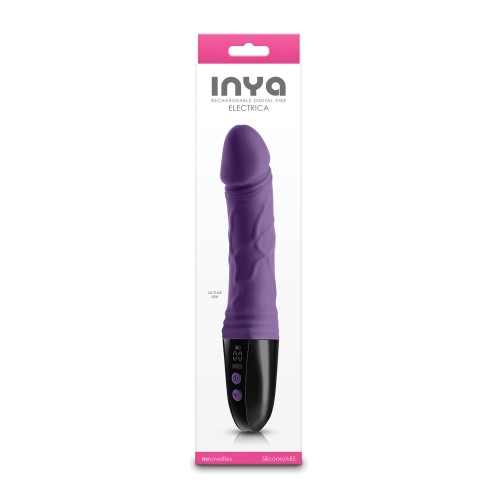 INYA Electrica Vibrador Digital - Púrpura