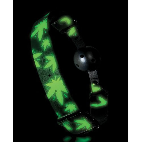 Stoner Vibes Glow-in-the-Dark Ball Gag