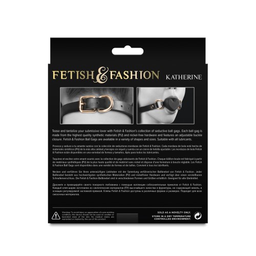 Fetish & Fashion Katherine Ball Gag Black