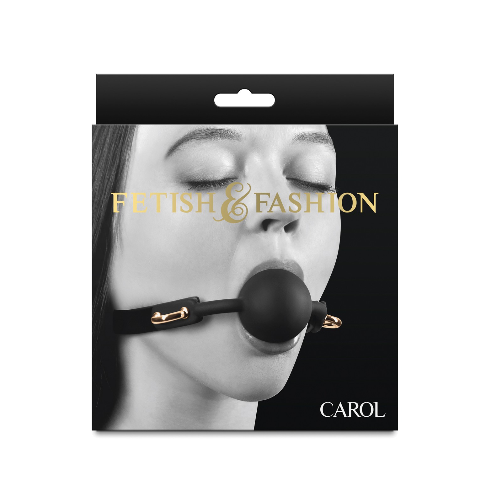 Fetish Fashion Carol Ball Gag Black