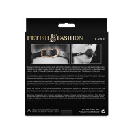 Fetish Fashion Carol Ball Gag Black