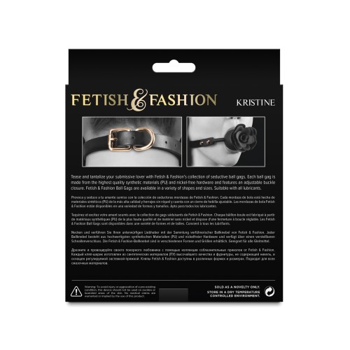 Gag de Bola Kristine Fetish & Fashion - Negro