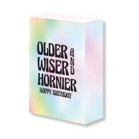 Older Wiser Birthday Gift Bag