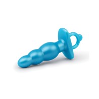 Plug Tapered con Perlas Bounce de b-Vibe Butties Azul - Placer Definitivo