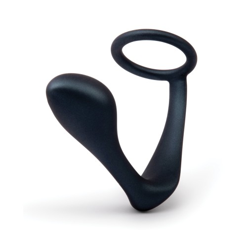 b-Vibe Butties Ringer Cock Ring and Prostate Plug Black