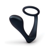 b-Vibe Butties Ringer Cock Ring and Prostate Plug Black