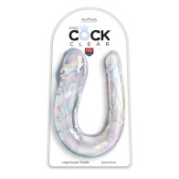 King Cock Clear Large Double Trouble Dildo