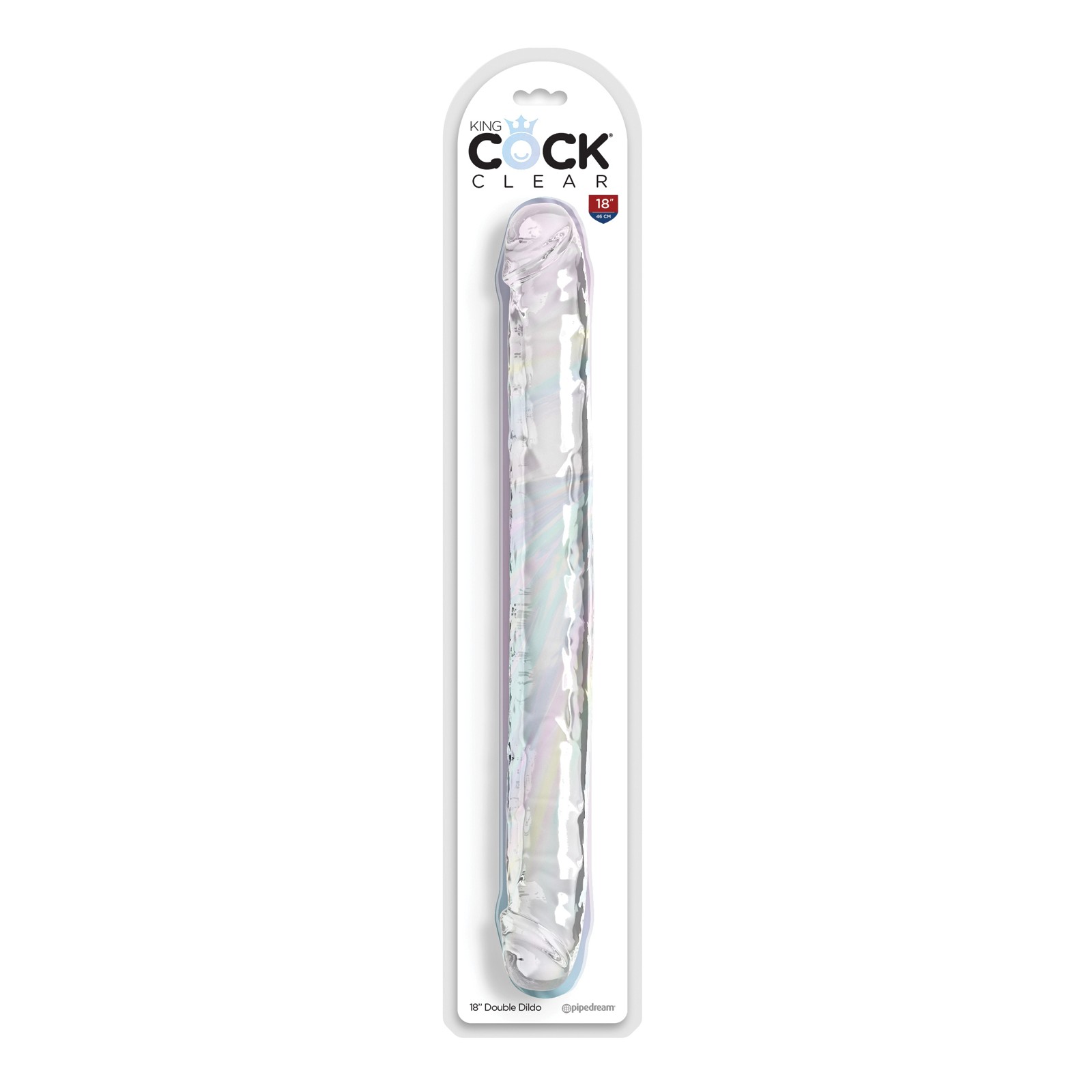 King Cock Clear 18 Double Dildo