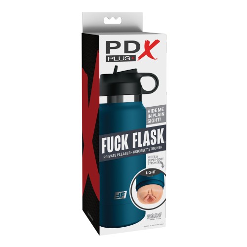 PDX Plus Fuck Flask Masturbador Privado - Claro/Azul