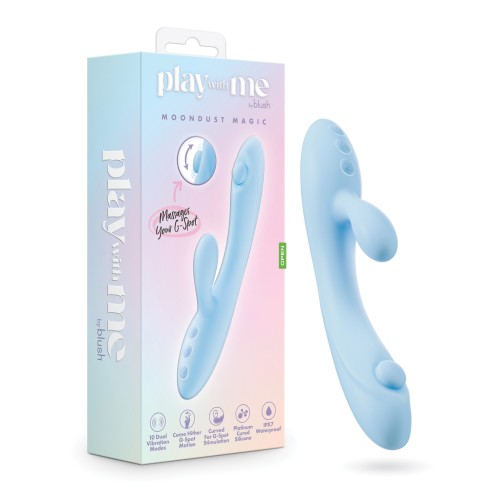 Vibrador Blush Play With Me Moondust Magic - Azul