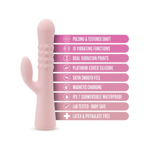 Blush Jaymie Rabbit Vibrator Pink - Ultimate Pleasure