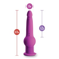 Blush Impressions New York Gyro Quake Dildo - Purple