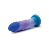 Blush Avant Midnight Rendezvous Dildo de Silicona Azul Océano - Placer Artesanal