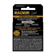 Condones Trojan Magnum Raw para Sensibilidad Mejorada