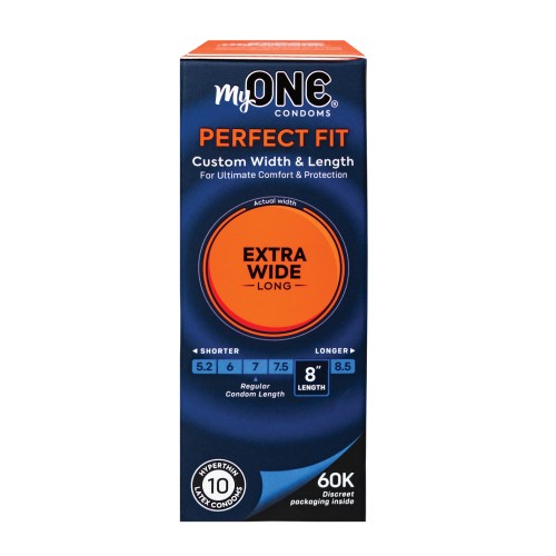 MyONE Extra Wide and Long Condoms Pack of 10