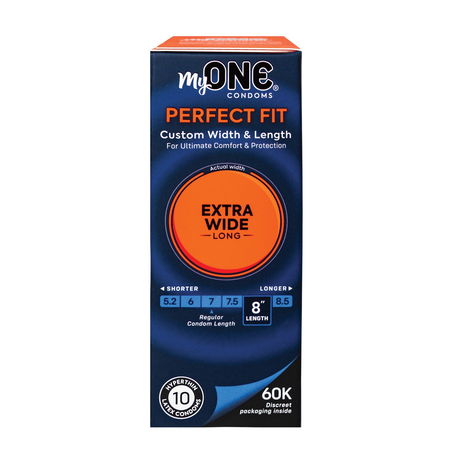 Condones Extra Anchos y Largos MyONE Pack de 10