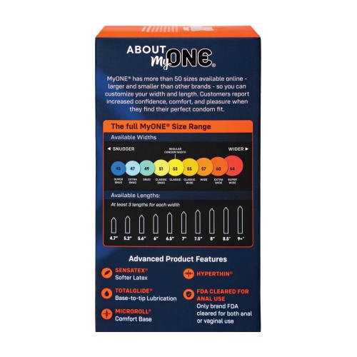 MyONE Extra Wide and Long Condoms Pack of 10