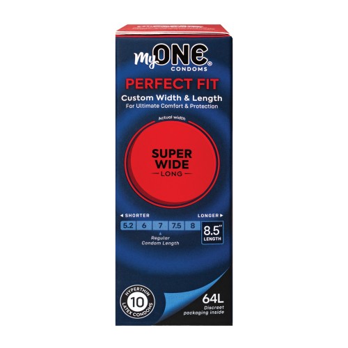 My One Super Wide & Long Condoms - Pack of 10