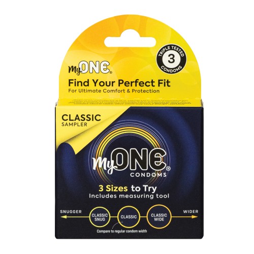 Condoms MyONE Classic Sampler - Pack de 3