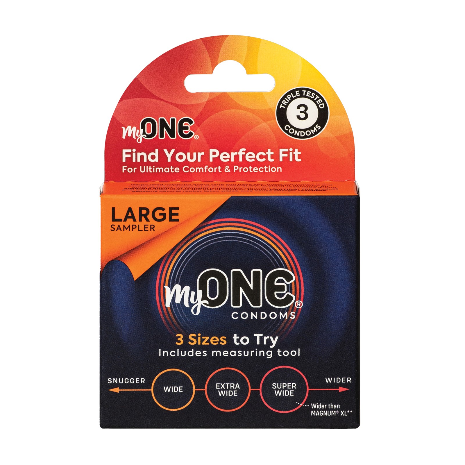 MyONE Custom Fit Condoms Pack of 3 | Best Variety Sizes