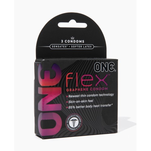 Condones Ultra Finos One Flex Paquete de 3