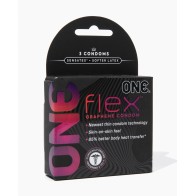 Condones Ultra Finos One Flex Paquete de 3