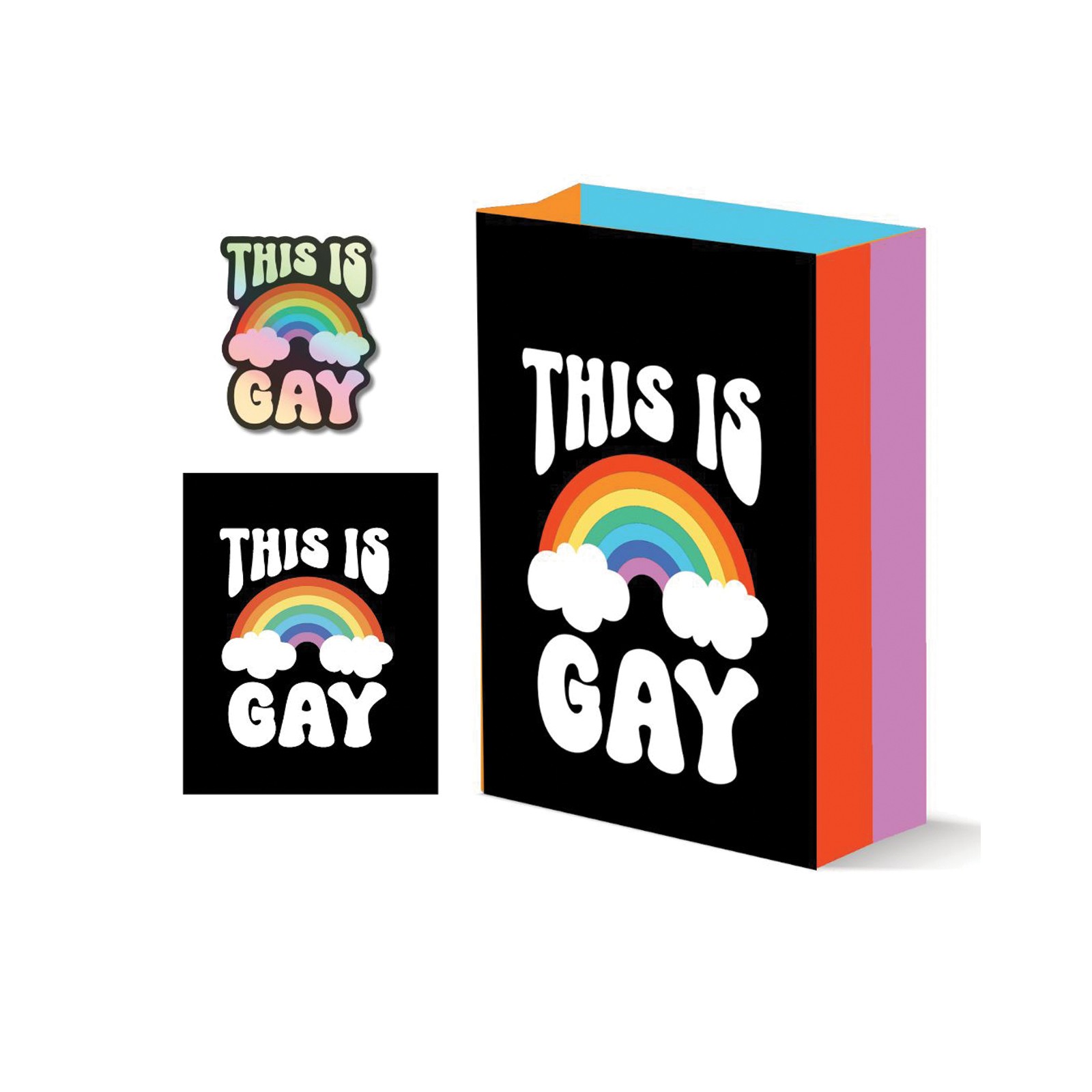 This Is Gay Clouds Pride Set - Celebrate Your Pride