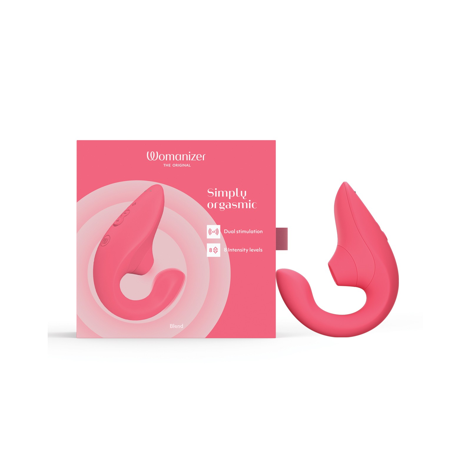 Vibrador Conejo Womanizer Blend Rosa Vibrante