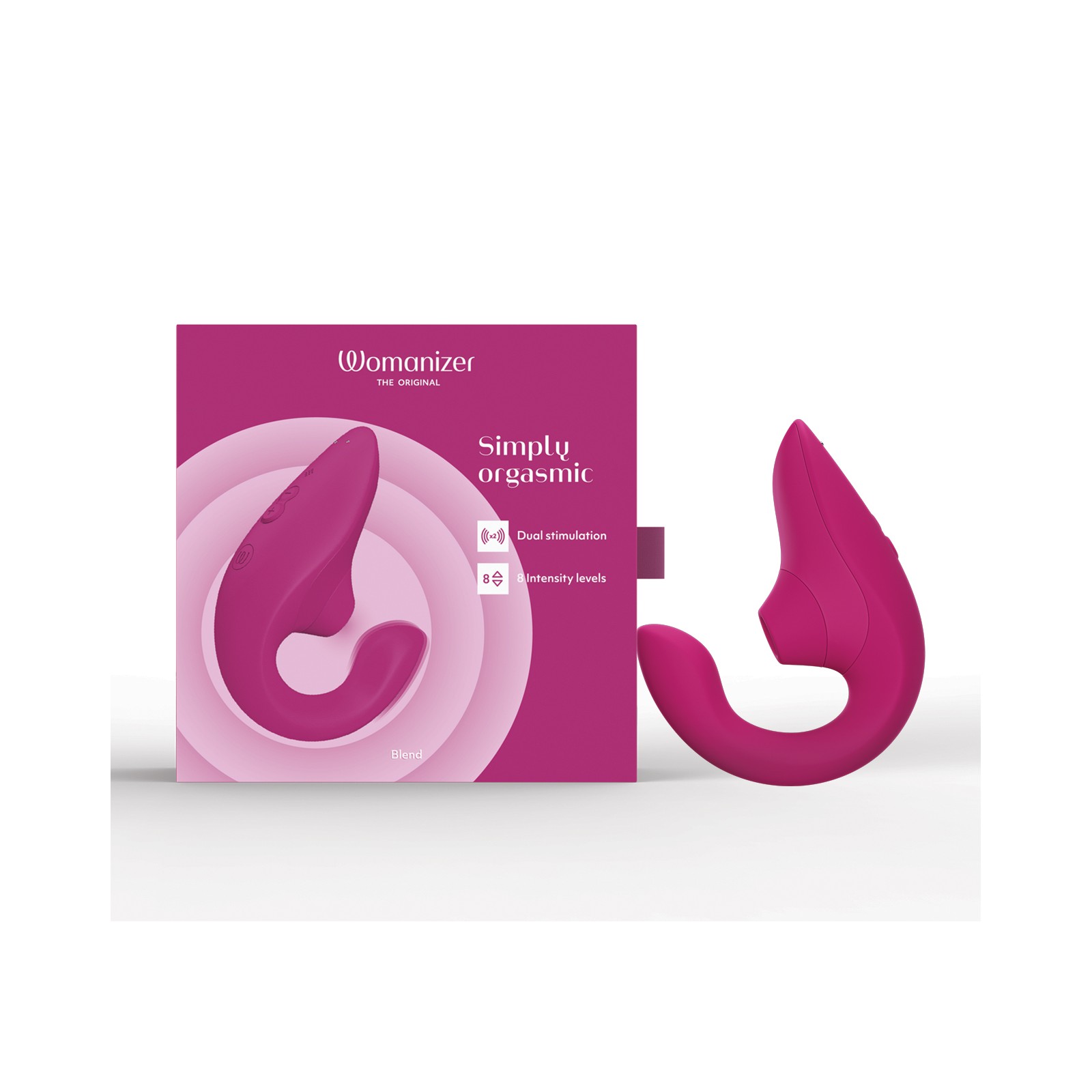 Vibrador Dual Womanizer Blend - Rosa Vibrante